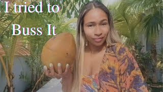 I walked around the neighborhood in my swimsuit looking for coconuts | Tough times