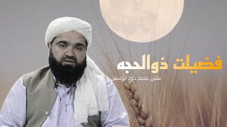 فضلیت ذوالحجه | مفتی محمد داود یوسفی