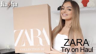 HUGE ZARA HAUL | TRY ON + *NEW IN* FEB 2021 | I spent over £200!! | KASHA