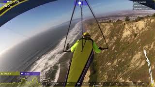 2022 03 16 Severe Northy Hang Gliding Day at Fort Funston, Weird-Assed Shear and Beach Landing