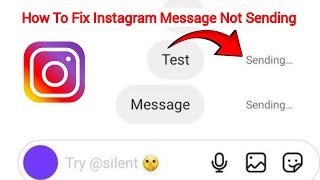 how to fix instagram message not sending problem | instagram message sending problem