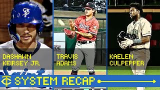 Culpepper Flashes Leather; Keirsey Jr. Tallies 4 Hits; Adams Ks 10 | Twins System Recap