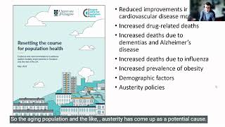 Captions Changing Life Expectancy and Why it Matters - with Prof Gerry McCartney