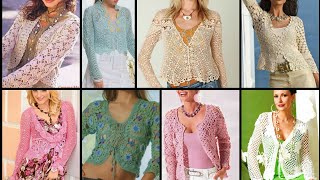 Most demanding beautiful crochet jackets / vest cardigan pattern latest designs collection