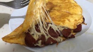 İDDİA EDİYORUM BÖYLE LEZZETLİ OMLET YEMEDİNİZ BEŞ DAKİKADA NEFİS SUCUKLU OMLET TARİFİ