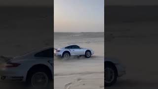 Porsche in desert😱😜