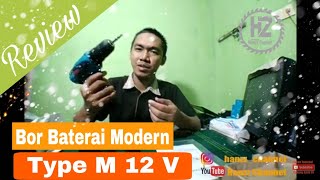 Review Bor Baterai, Modern Type M12V