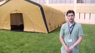 On the Go: Inflatable Emergency Shelter