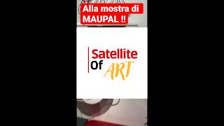 MAUPAL inaugurazione con il suo SUPER POPE !! #arte #maupal #esposizione