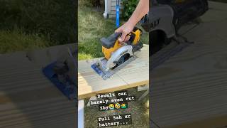 DeWalt 6 1/2" saw review #dewalt #tools