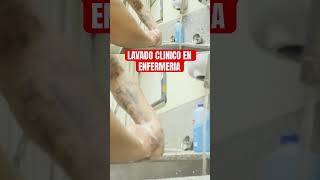 Lavado CLINICO en ENFERMERIA #enfermeria #lavadodemanos #nurse