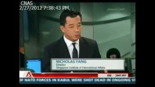 Nicholas Fang on Carbon Emissions-Based Vehicle Scheme [Channel NewsAsia, February 25, 2012]