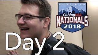 CubingUSA Nationals 2018 Competition VLOG! [Day 2]