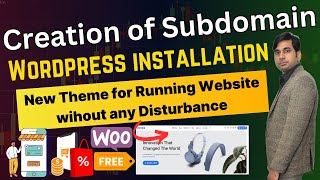 How to Create Subdomain & Install Wordpress | Ecommerce Website Tutorial for Beginners 2024, Xstore