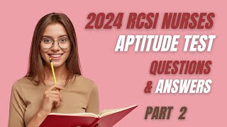 2024 RCSI Aptitude Test Ireland Questions and Answers NMBI Part 2