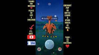 *GALARIAN ZAPDOS* ⚡🤯is...|Pokemon Go| #pokemon #pokemongo #gaming #pvp #gbl #gaming #shorts