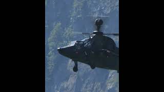 Eurocopter Tiger in Action Over Alpine Landscape - German Army Helicopter #short #shorts