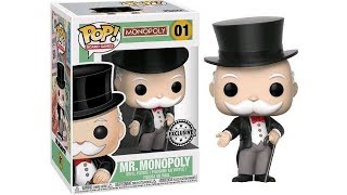 MR MONOPOLY Funko Pop (Exclusive Stickered Funko Pop / Walmart Exclusive)