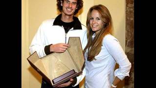 andy murray and kim sears and novak djokovic and jelena ristic