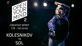 Kolesnikov vs Sol | OPEN YOUR MIND 2 | Experimental dance