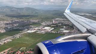 Interjet A320NEO Windy Landing in Leon Guanajuato Del Bajio