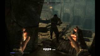 Skyrim Spell Rune glitch.wmv