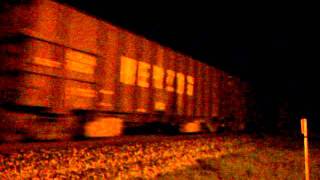 NS 921 (9-??-11) Herzog Ballast train heads west on the NS Michigan Line.