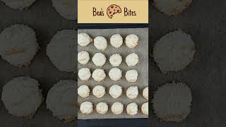 Coconut macaroons with only 3 ingredients *Bea's Bites* #shorts