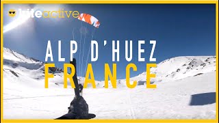 Snowkite Experience in Alp D'huez met KiteActive