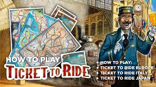 How to play Ticket To Ride Europe / Italy & Japan