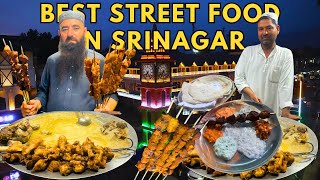 Srinagar Food Tour | Kashmir Street Food and Tujj | Nightlife in Srinagar at Khayaam Chowk