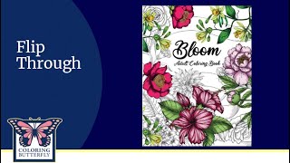 Prism Press-Bloom Adult Coloring Book