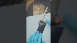 Making of a Guitar String Kiritsuke Part 6 #asmr #diy #guitarstrings  #canisterdamascus #satisfying