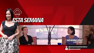 Conversamos con Katherine Vélez, Actriz colombiana #EnTaconesTv, Emisión #96