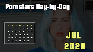 Pornstars day by day - July 2020