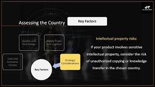 9. Competitive Intelligence - Factors and Tools for country assessment – sourcing market.