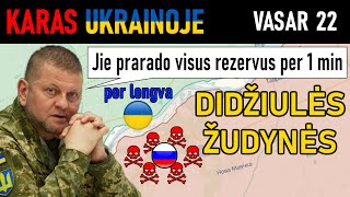 Vas 22: NEĮTIKĖTINA. Rusų Generolas SUSTATĖ SAVO KARIUS HIMARS SMŪGIUI | Karas Ukrainoje Apžvalga