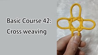 DIY Cross Pendant Rope Weaving Tutorial #ropechain #ropecraft #handmadejewelry