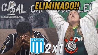 React Reações Racing x Corinthians melhores momentos