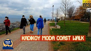 İstanbul Kadıköy Moda Sahili Yürüyüşü -  Istanbul Walk in Kadıköy  Moda Coast 2020