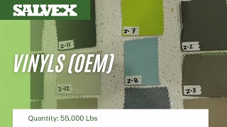 Virtual Product Inspection at Salvex - Vinyls (OEM) (55,000 Lbs)