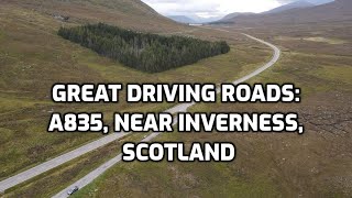 Great Driving Roads: A835, near Inverness, Scotland