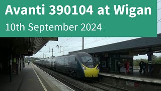 Avanti 390104 at Wigan - 10th September 2024