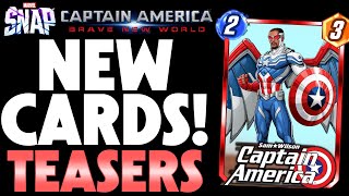 New Leaked Card TEASERS! (February) Captain America Brave New World in Marvel Snap