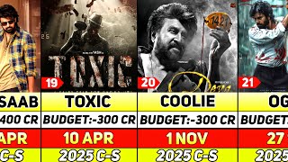 BIGGEST Indian UPCOMING Movies in 2025 | The raja saab, Coolie, Toxic