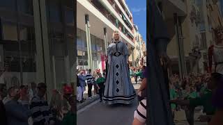 Els Gegants Nobles de Bellvís a la Cercavila de la 37a Trobada de Gegants de Molins de Rei 2024