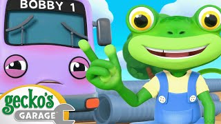 Bobby The Bus Is Sick | Max the Monster Truck  | Gecko's Garage | Animal Cartoons