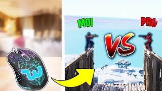 Je re 1vs1 un joueur "MOBILE PRO" de 13 ans avec une "SOURIS WISH", voici sa réaction...