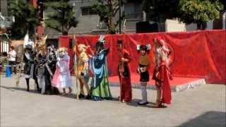 Y154祝賀パレードにコスプレーヤーが参加　Parade of the cosplay