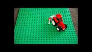 Lego tractor stop motion